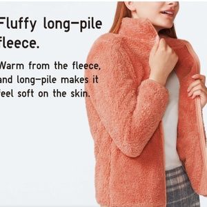 uniqlo Burnt Orange Fleece